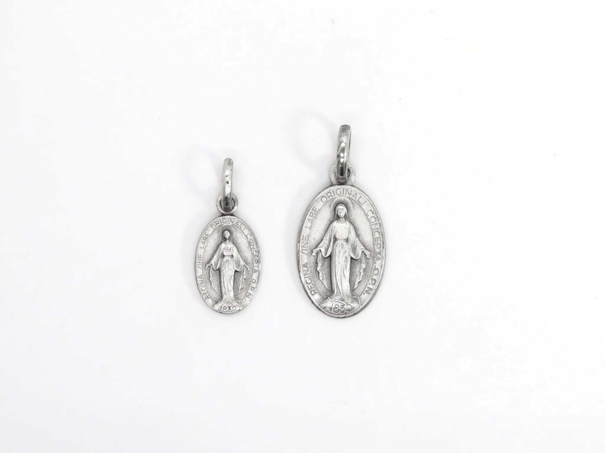 Sterling Silver Our Lady of Grace Medallion - Image 7